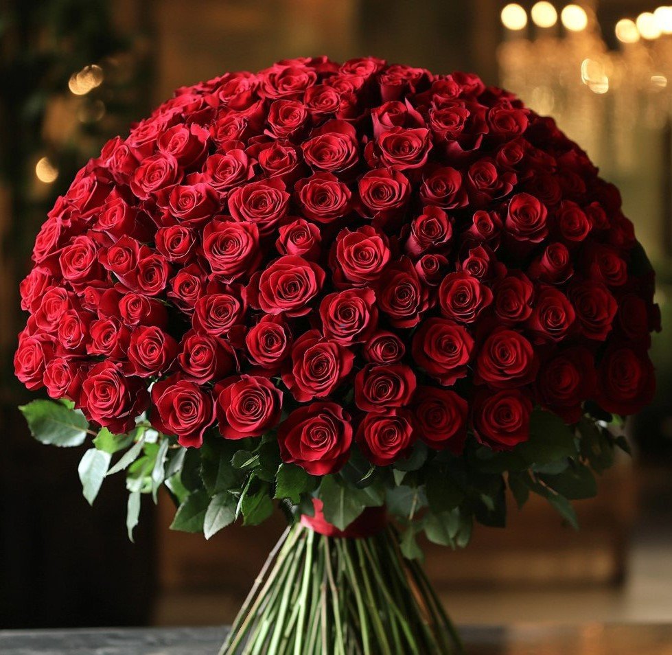 Букет роз 151 красная роза